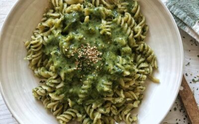 Pastas al pesto. Verde que te quiero verde.