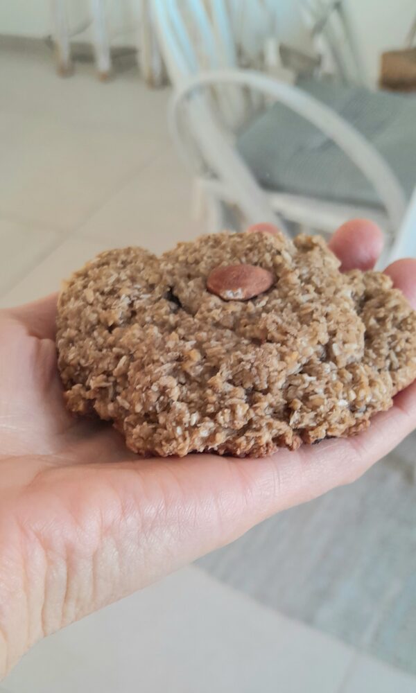 Cookies de coco, avena y neuces